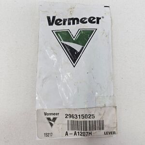 Genuine Vermeer Part 296315025 Lever‎ OEM NEW 15217 A-A1207H